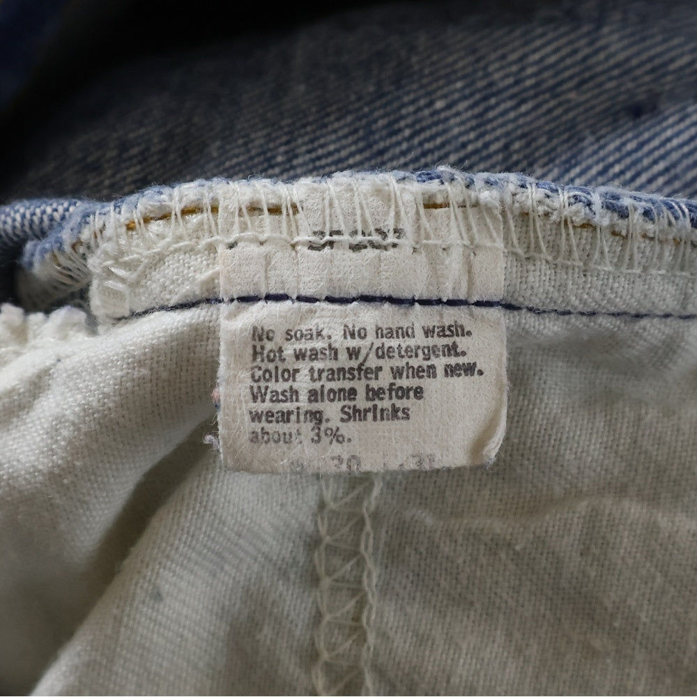 Levi's(リーバイス) 80's VINTAGE USA製 505 ボタン裏542 オレンジタブ ジップフライ デニムパンツ インディゴ