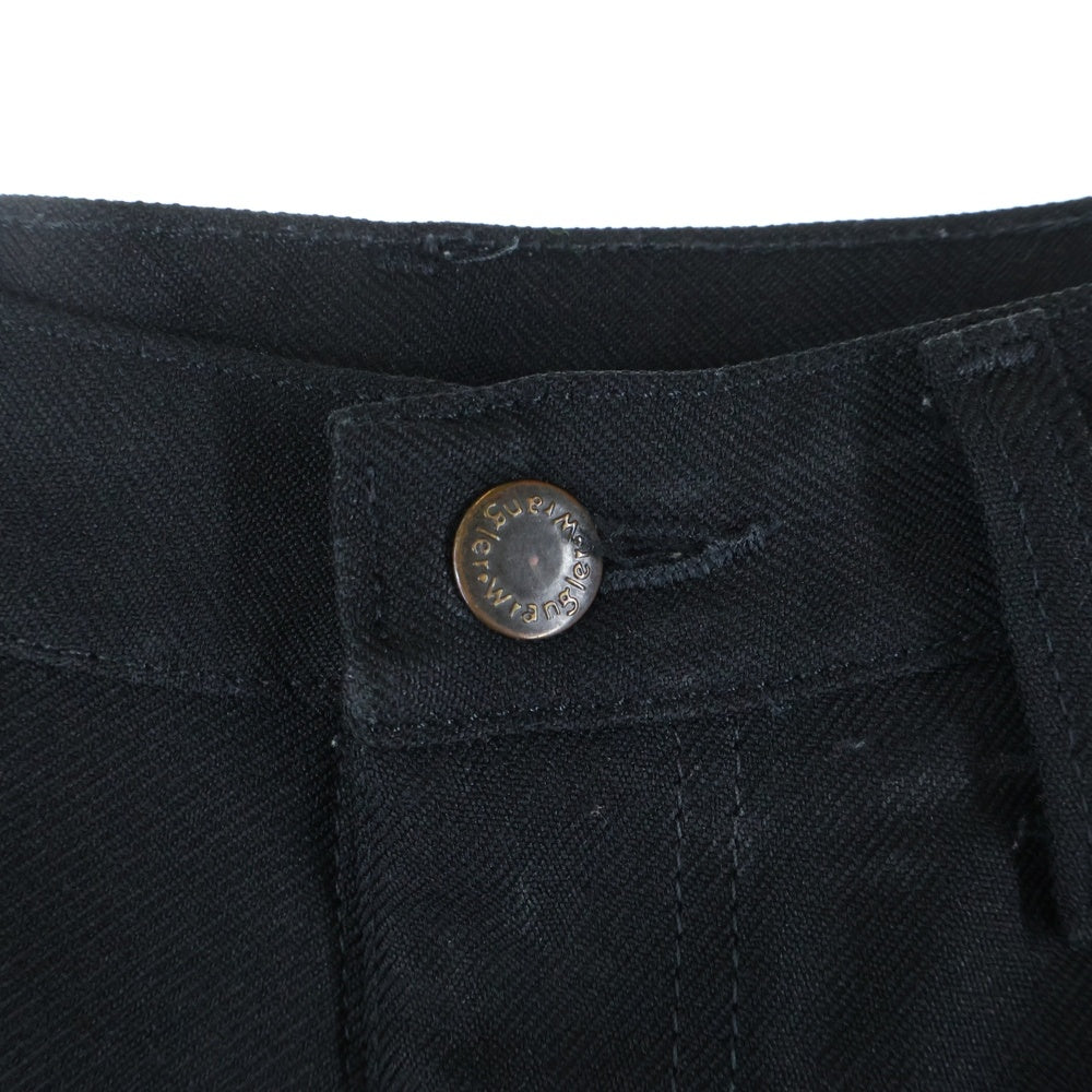 Wrangler(ラングラー) REGULAR FIT Western Wrancher Dress Jean ウエスタン ランチャー ドレスジーンズ パンツ ブラック H0082BK