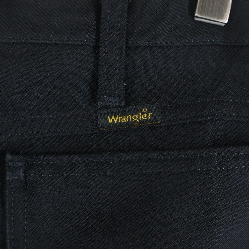Wrangler(ラングラー) REGULAR FIT Western Wrancher Dress Jean ウエスタン ランチャー ドレスジーンズ パンツ ブラック H0082BK
