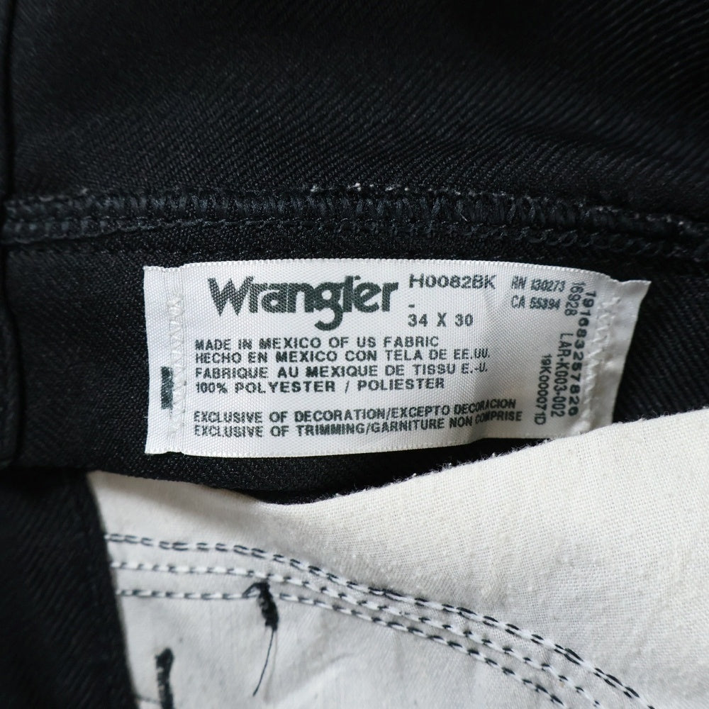 Wrangler(ラングラー) REGULAR FIT Western Wrancher Dress Jean ウエスタン ランチャー ドレスジーンズ パンツ ブラック H0082BK