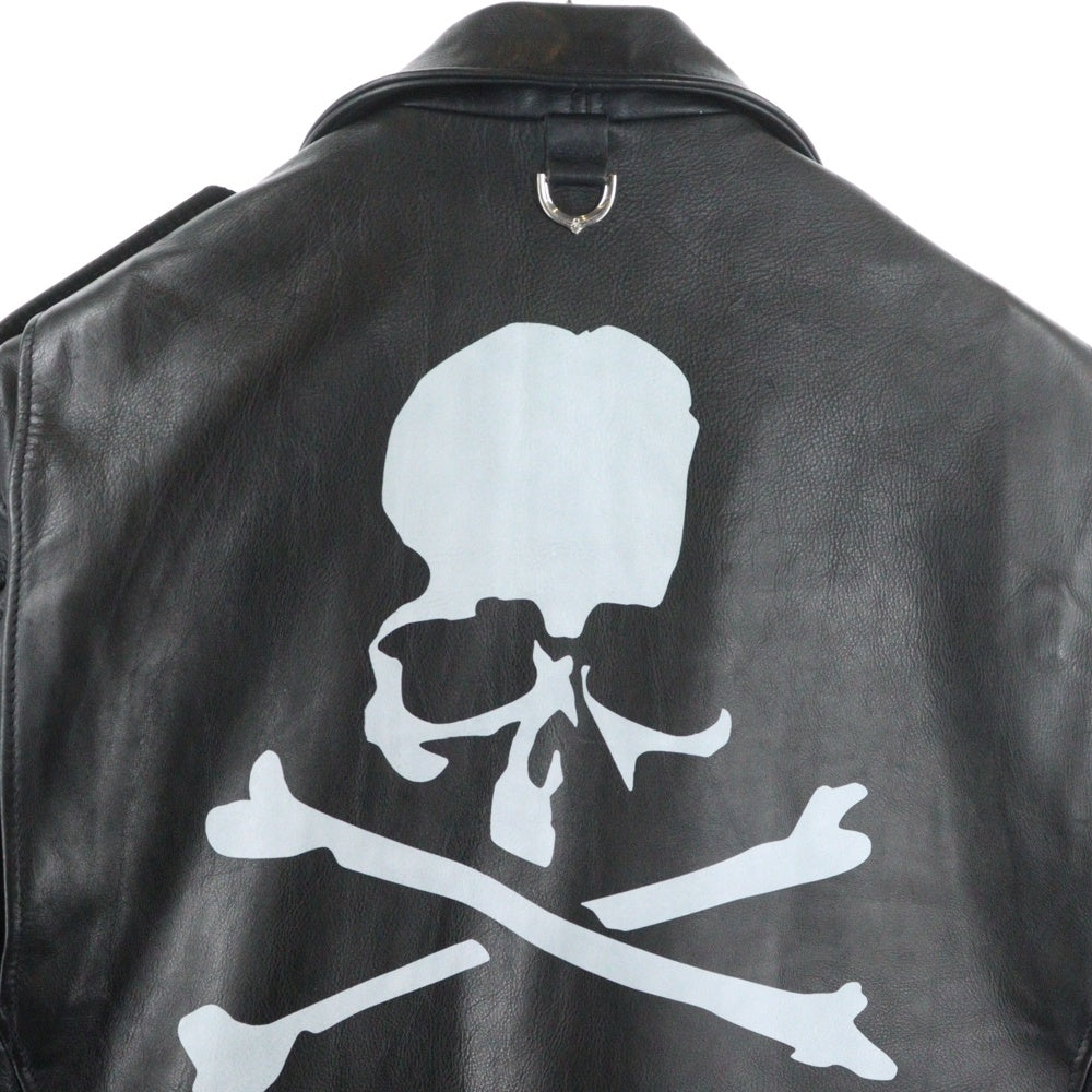 mastermind JAPAN(マスターマインドジャパン) ×Schott One Star Riders 613MM ショット ワンスター レザー ダブルライダースジャケット ブラック 996-9217613