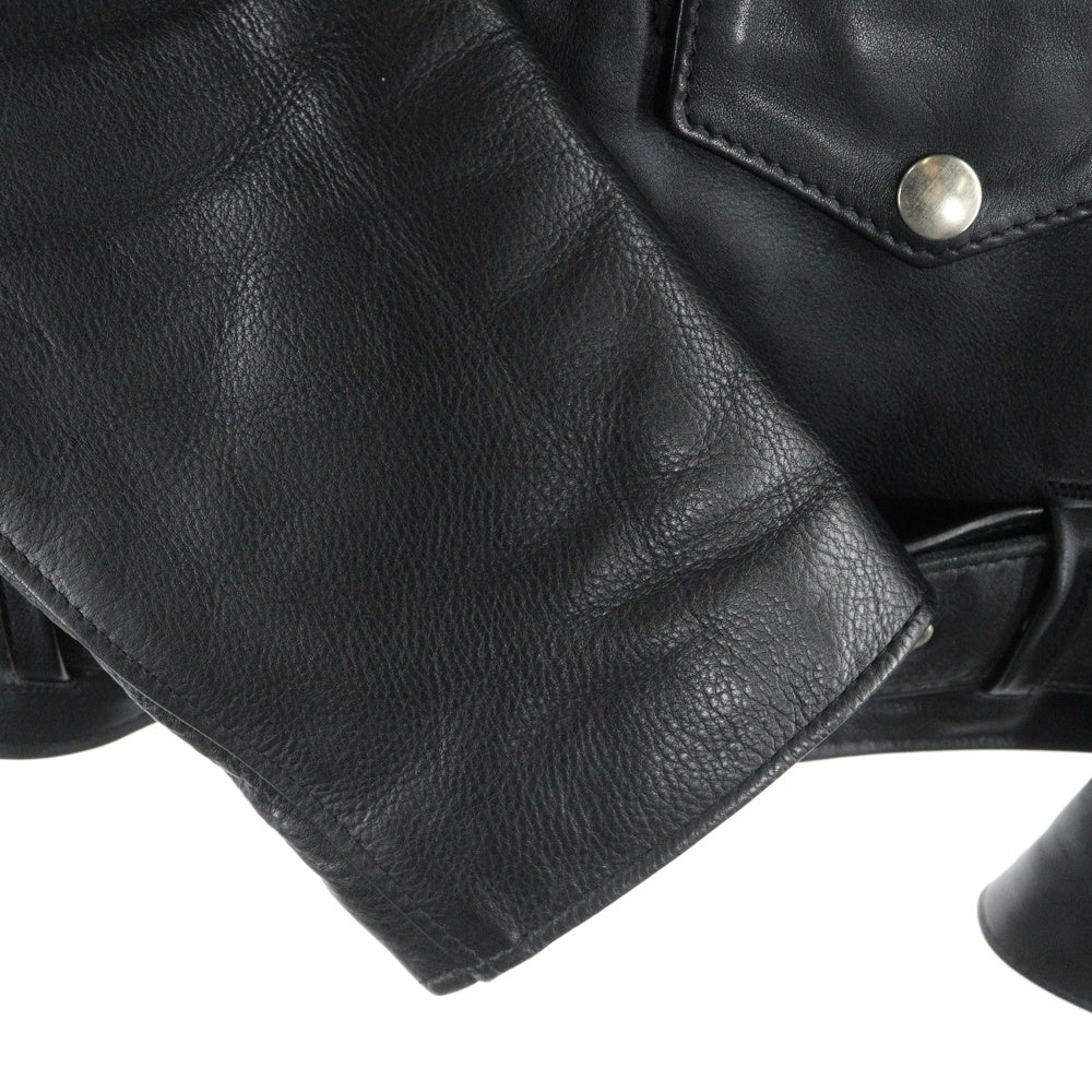 mastermind JAPAN(マスターマインドジャパン) ×Schott One Star Riders 613MM ショット ワンスター レザー ダブルライダースジャケット ブラック 996-9217613