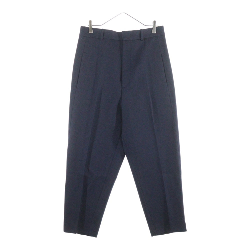JIL SANDER(ジルサンダー) Wool Gabardine Trousers ウールギャバジン ジップポケットトラウザーズ パンツ スラックス ネイビー JSUN310501 MN200600