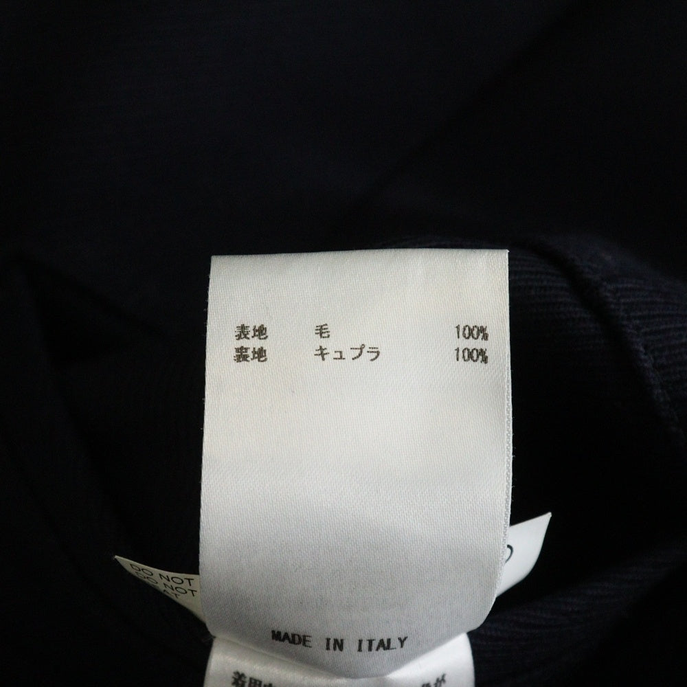 JIL SANDER(ジルサンダー) Wool Gabardine Trousers ウールギャバジン ジップポケットトラウザーズ パンツ スラックス ネイビー JSUN310501 MN200600