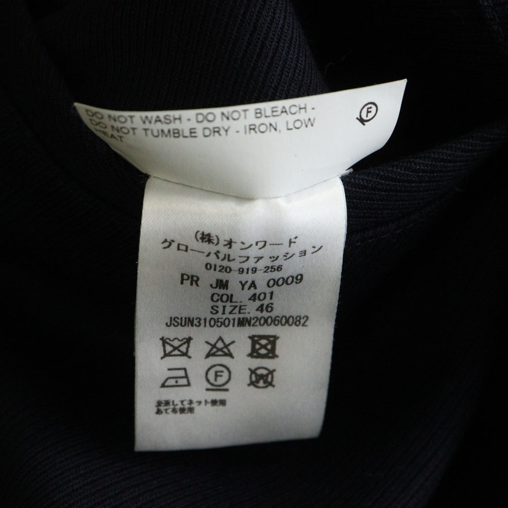 JIL SANDER(ジルサンダー) Wool Gabardine Trousers ウールギャバジン ジップポケットトラウザーズ パンツ スラックス ネイビー JSUN310501 MN200600