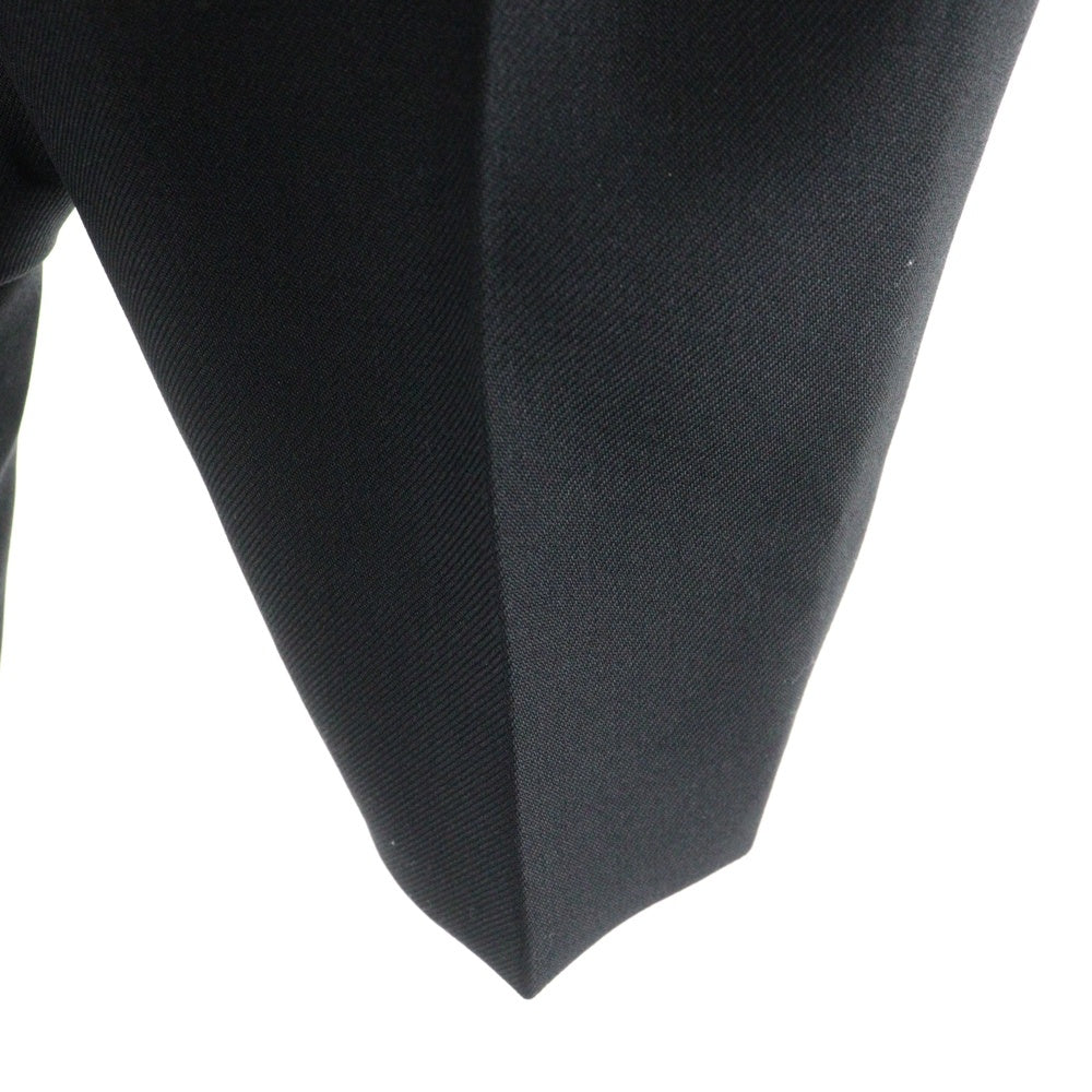 JIL SANDER(ジルサンダー) 21AW Wool Gabardine Trousers ウールギャバジン ジップポケットトラウザーズ パンツ スラックス ブラック JSMT310201 MT20100012