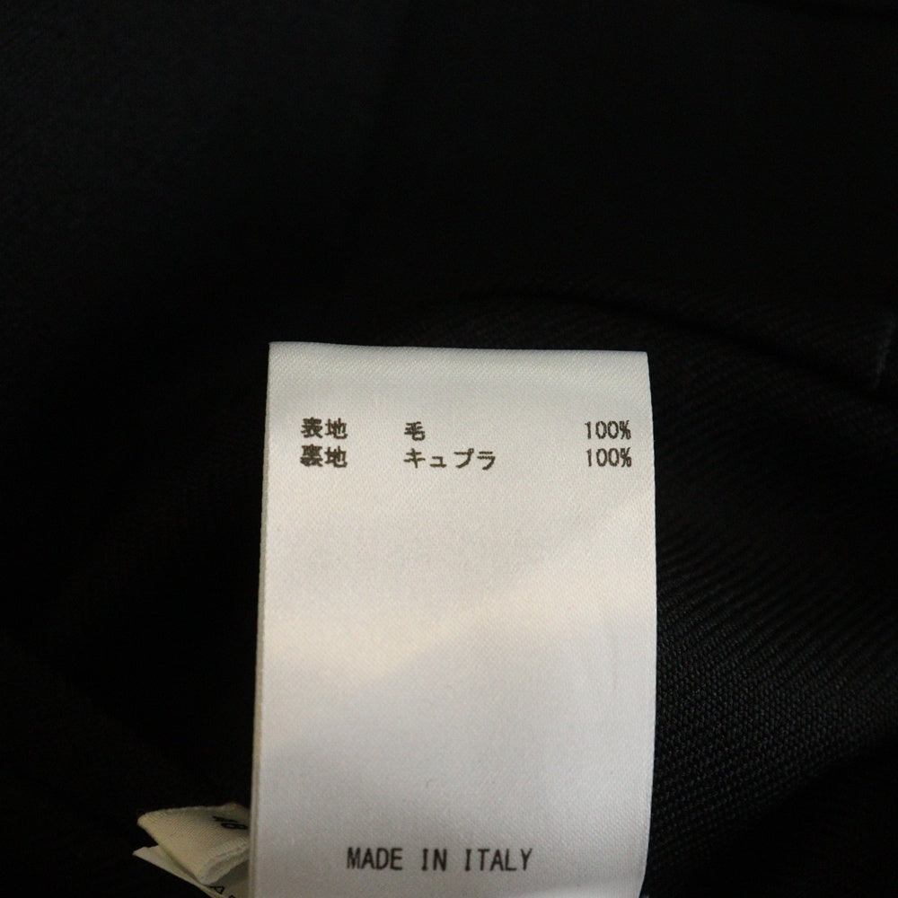 JIL SANDER(ジルサンダー) 21AW Wool Gabardine Trousers ウールギャバジン ジップポケットトラウザーズ パンツ スラックス ブラック JSMT310201 MT20100012