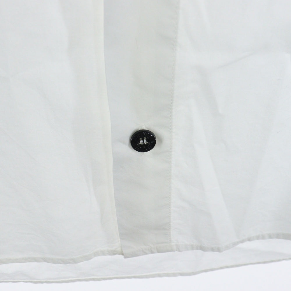 STONE ISLAND(ストーンアイランド) Embroidered Logo Shirt アームロゴ刺繍 長袖シャツ ホワイト 691512501