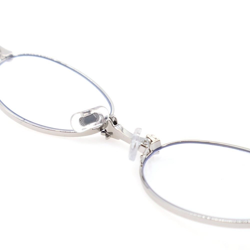 GENTLE MONSTER(ジェントルモンスター) PICO 02 ピコ 02 オーバル 折りたたみ サングラス 眼鏡 アイウェア シルバー