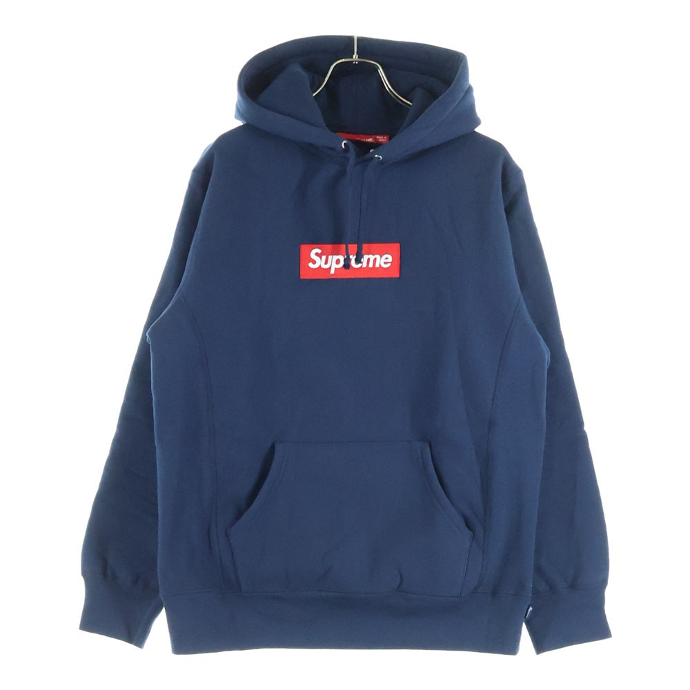 SUPREME(シュプリーム) Box Logo Hooded Sweatshirt ボックスロゴ フーディプルオーバーパーカー ネイビー