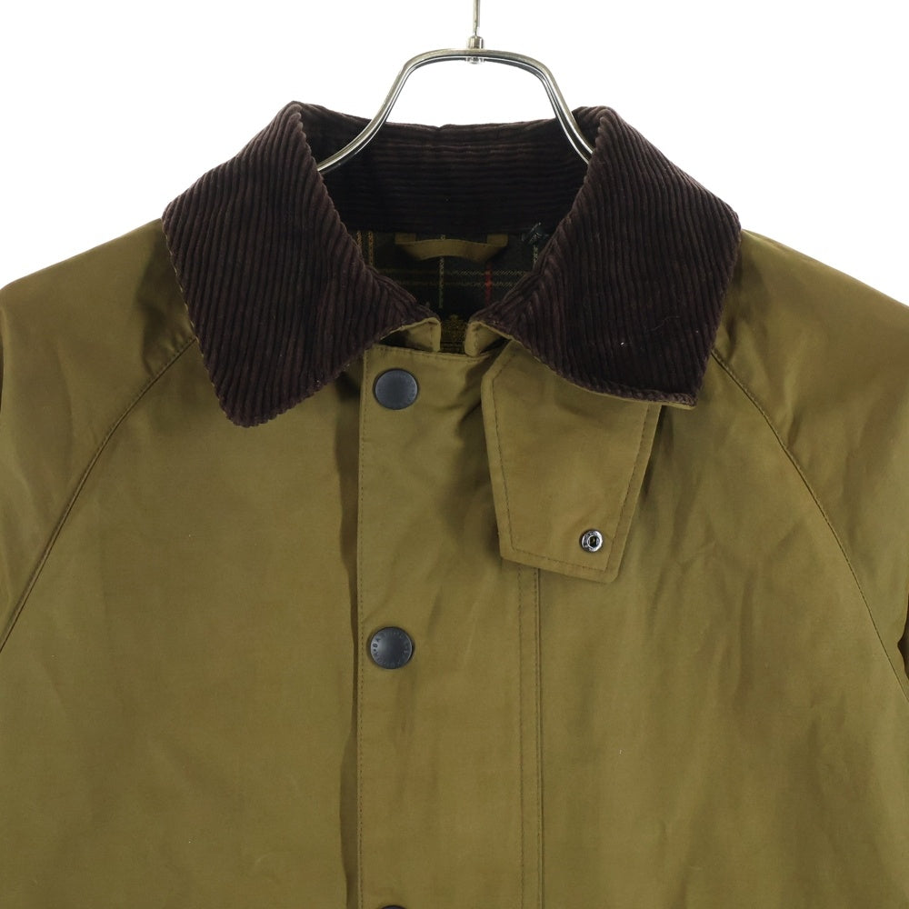 Barbour(バブアー) NEW BURGHLEY PEACH バーレー ピーチ オイルドジャケット ロングコート ブラウン 2001120