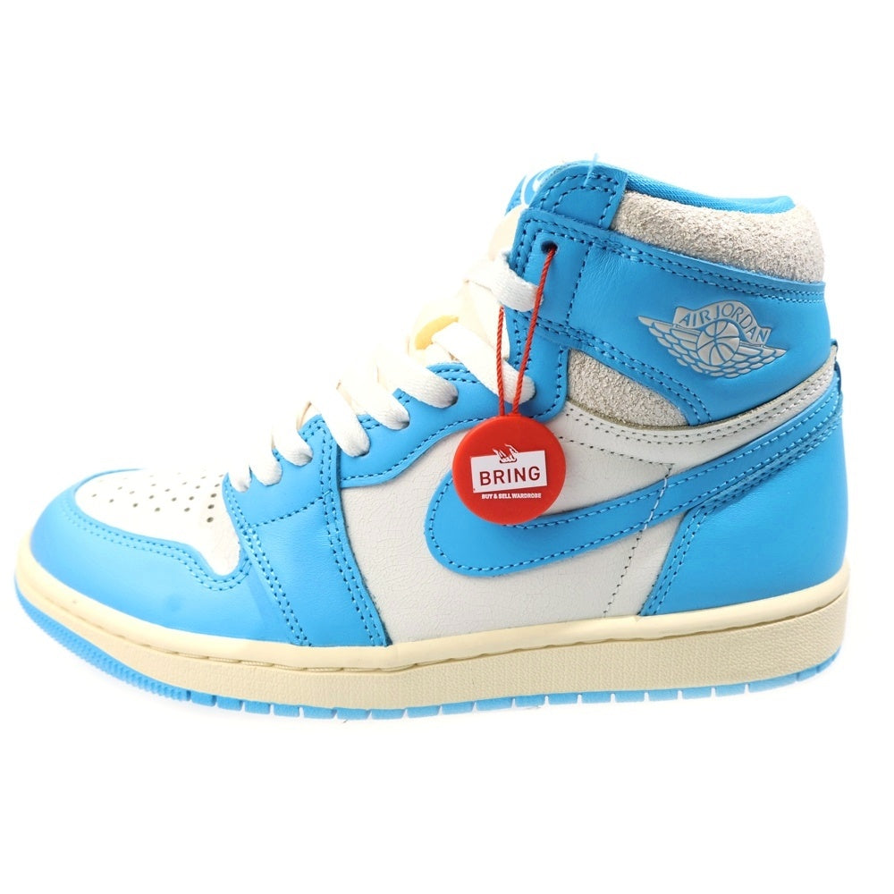 NIKE(ナイキ) AIR JORDAN 1 RETRO HIGH OG UNC REIMAGINED エアジョーダン1 レトロ リイマジンド ハイカットスニーカー ブルー/ホワイト US7/25cm DZ5485-402