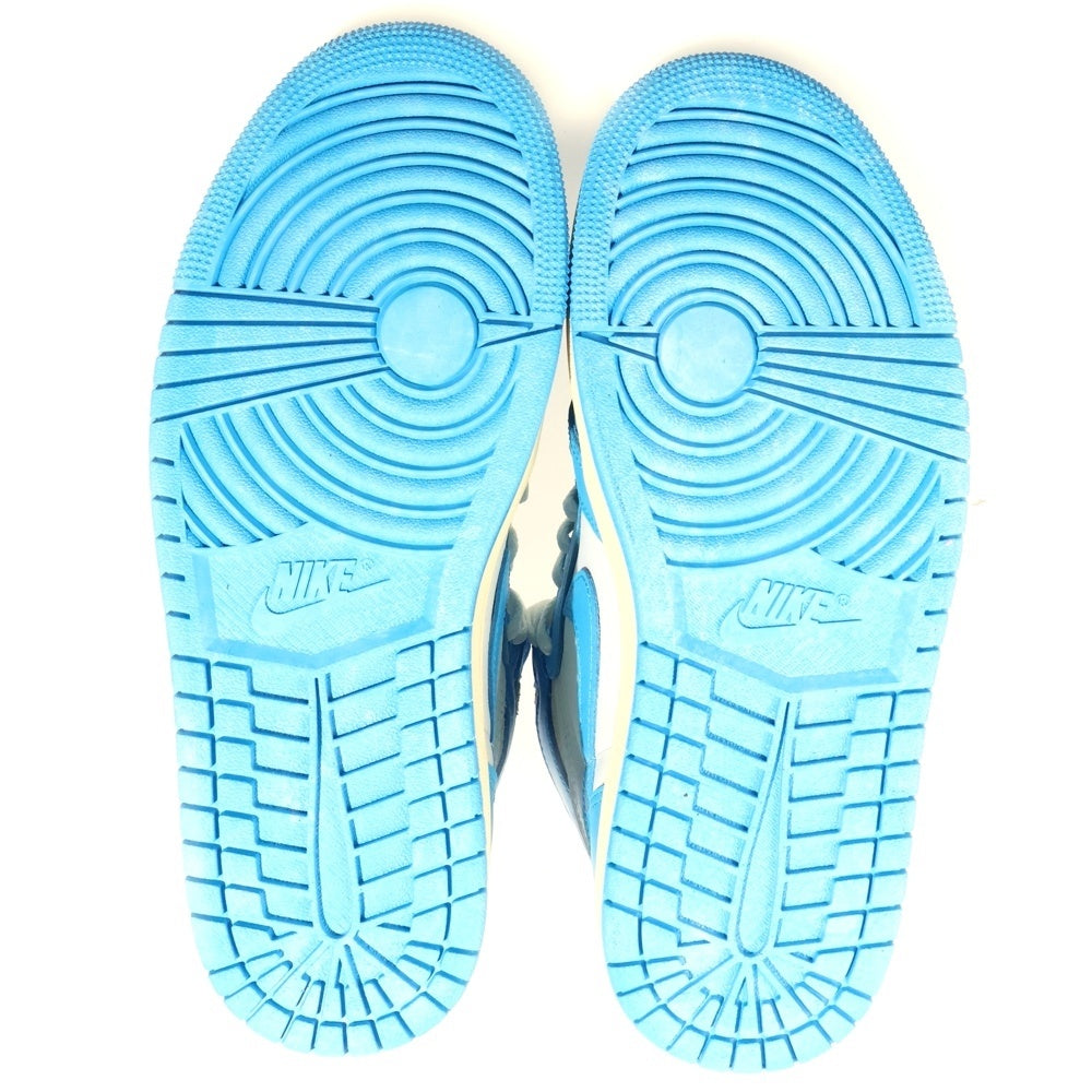 NIKE(ナイキ) AIR JORDAN 1 RETRO HIGH OG UNC REIMAGINED エアジョーダン1 レトロ リイマジンド ハイカットスニーカー ブルー/ホワイト US7/25cm DZ5485-402