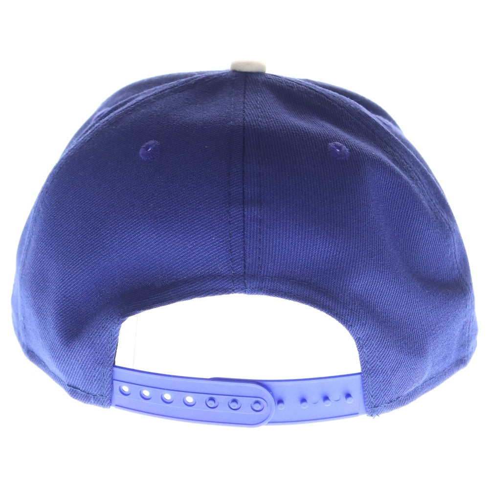 NEW ERA(ニューエラ) ロサンゼルス ドジャース 60周年記念 ロゴ刺繍 6パネルベースボールキャップ 帽子 ブルー