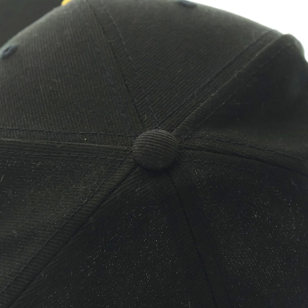 NEW ERA(ニューエラ) サンディエゴパドレス ロゴ刺繍 6パネルベースボールキャップ 帽子 ブラック
