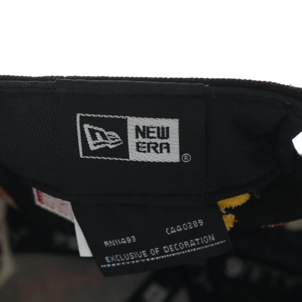 NEW ERA(ニューエラ) MLB チームロゴ オールオーバー ロゴ刺繍 6パネルベースボールキャップ 帽子 マルチ