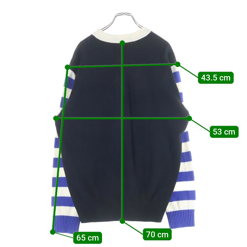 CHARLES JEFFREY LOVERBOY(チャールズジェフリーラバーボーイ) CUTE GROMLIN SWEATER キュート グロムリン ロゴ ニットセーター マルチ