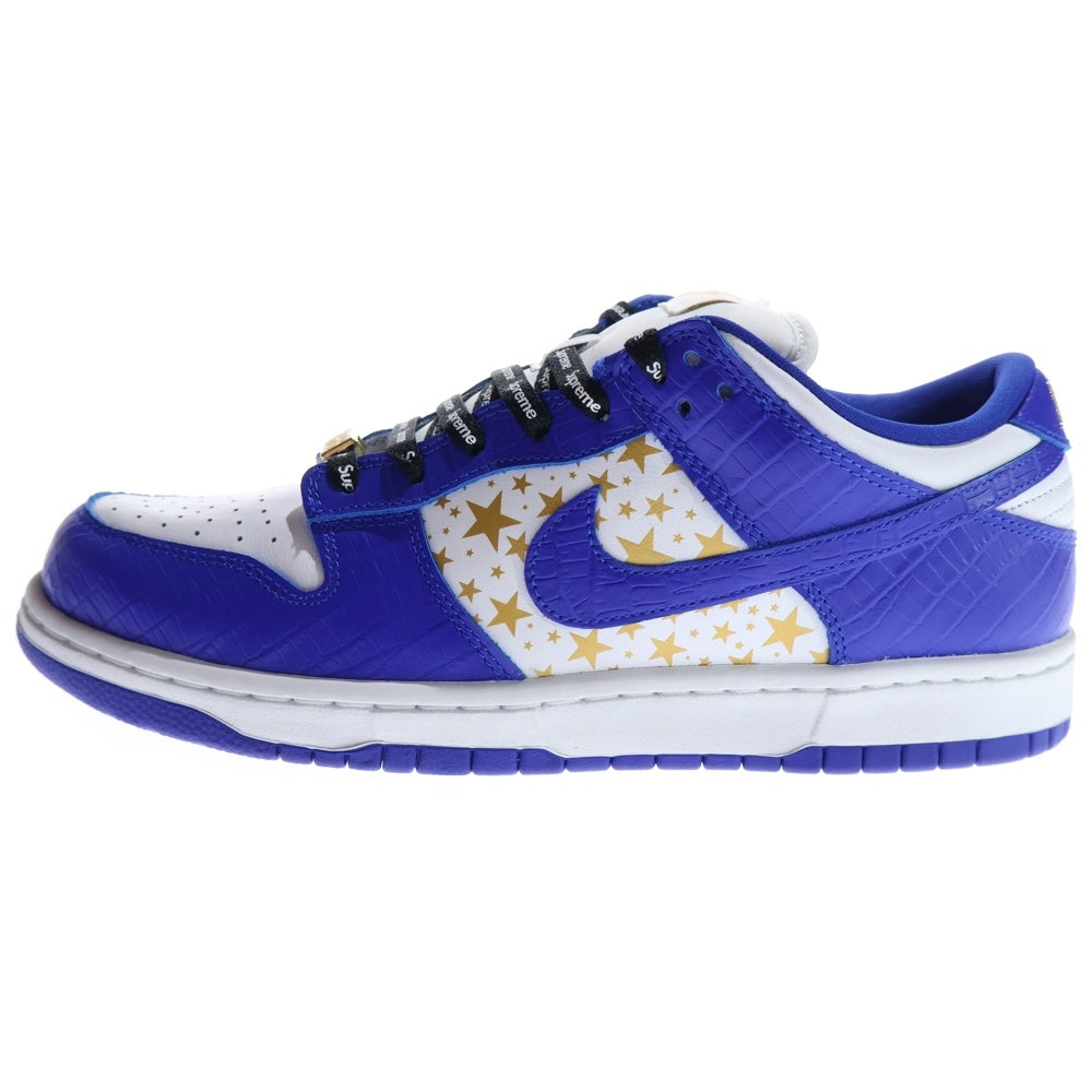 NIKE(ナイキ) ×SUPREME DUNK LOW OG シュプリーム ダンク ローカットスニーカー ブルー US9.5/27.5cm DH3228-100