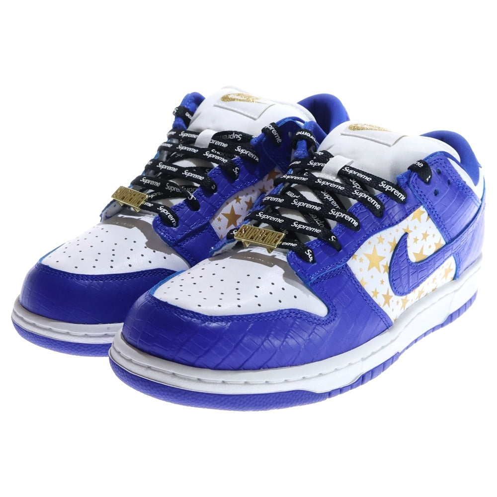 NIKE(ナイキ) ×SUPREME DUNK LOW OG シュプリーム ダンク ローカットスニーカー ブルー US9.5/27.5cm DH3228-100