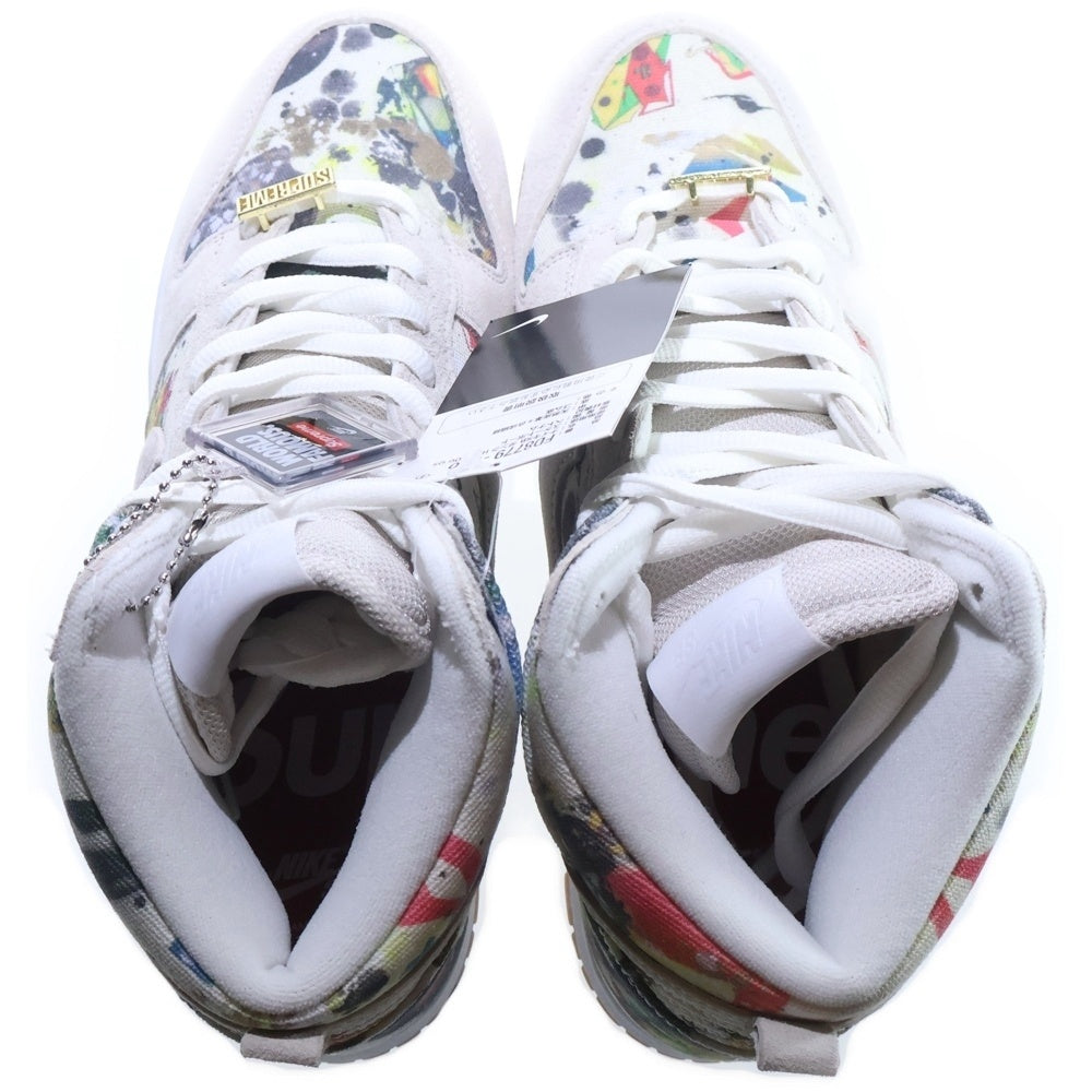 NIKE(ナイキ) ×SUPREME SB DUNK HIGH OG QS シュプリーム ダンク ハイカットスニーカー ベージュ US9.5/27.5cm FD8779-100