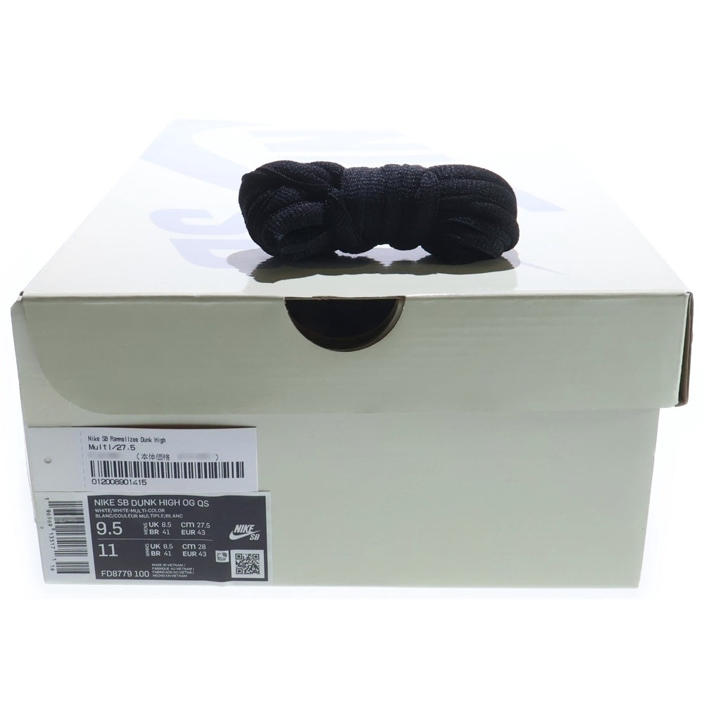 NIKE(ナイキ) ×SUPREME SB DUNK HIGH OG QS シュプリーム ダンク ハイカットスニーカー ベージュ US9.5/27.5cm FD8779-100