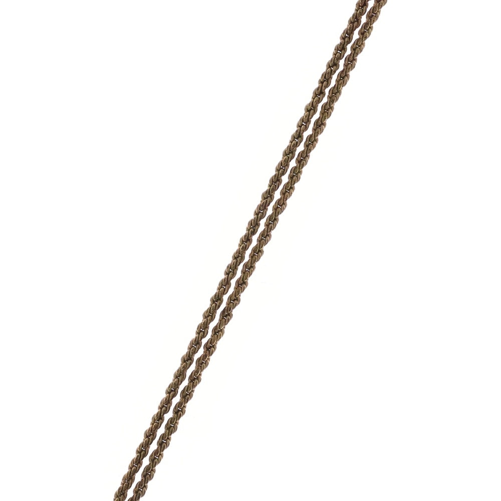 Christian Dior(クリスチャンディオール) CD ロゴネックレス ゴールド