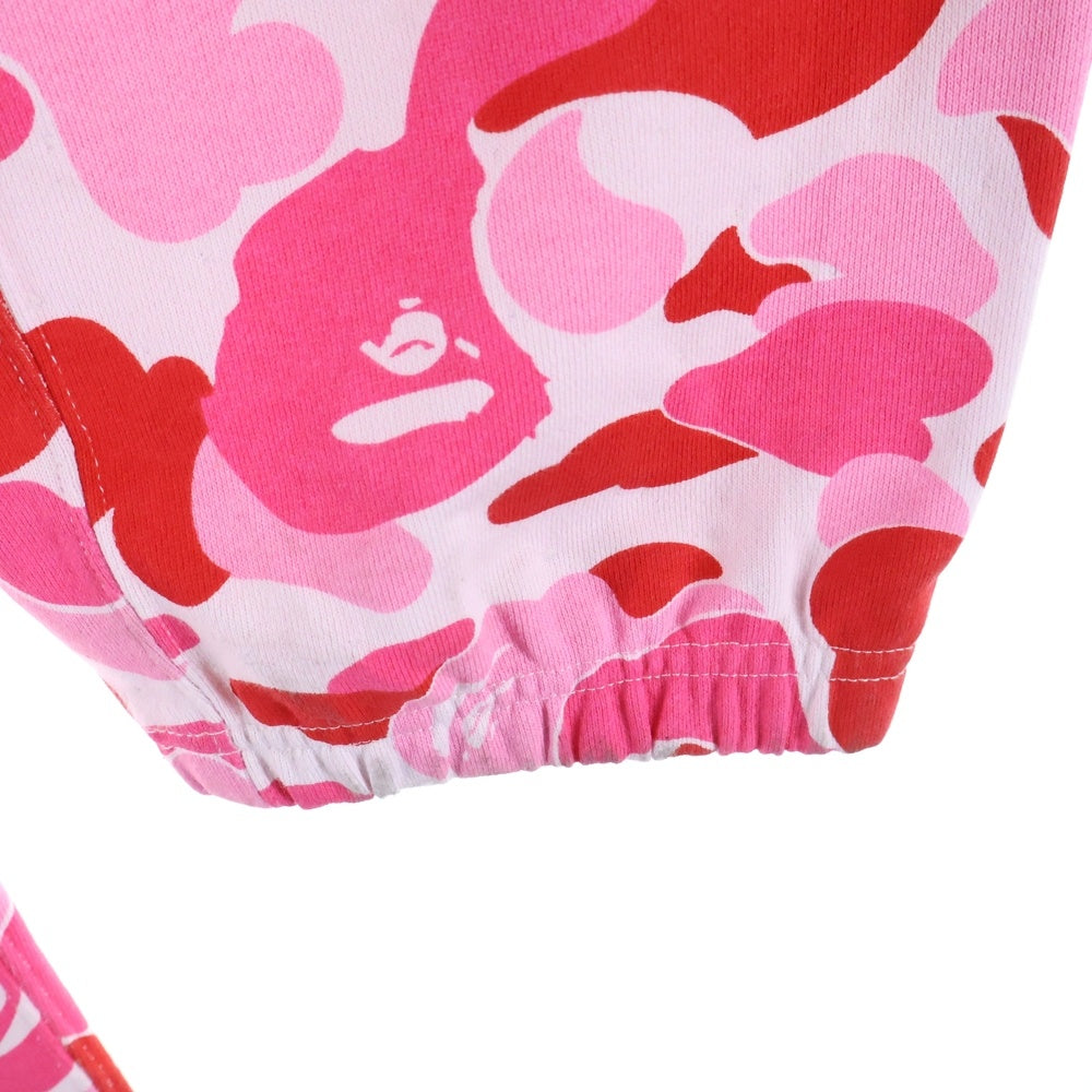 A BATHING APE(アベイシングエイプ) Camo shark Sweat Regular Fit Sweat Pants カモ シャーク レギュラー フィット スウェットパンツ ピンク 001PTL301011M