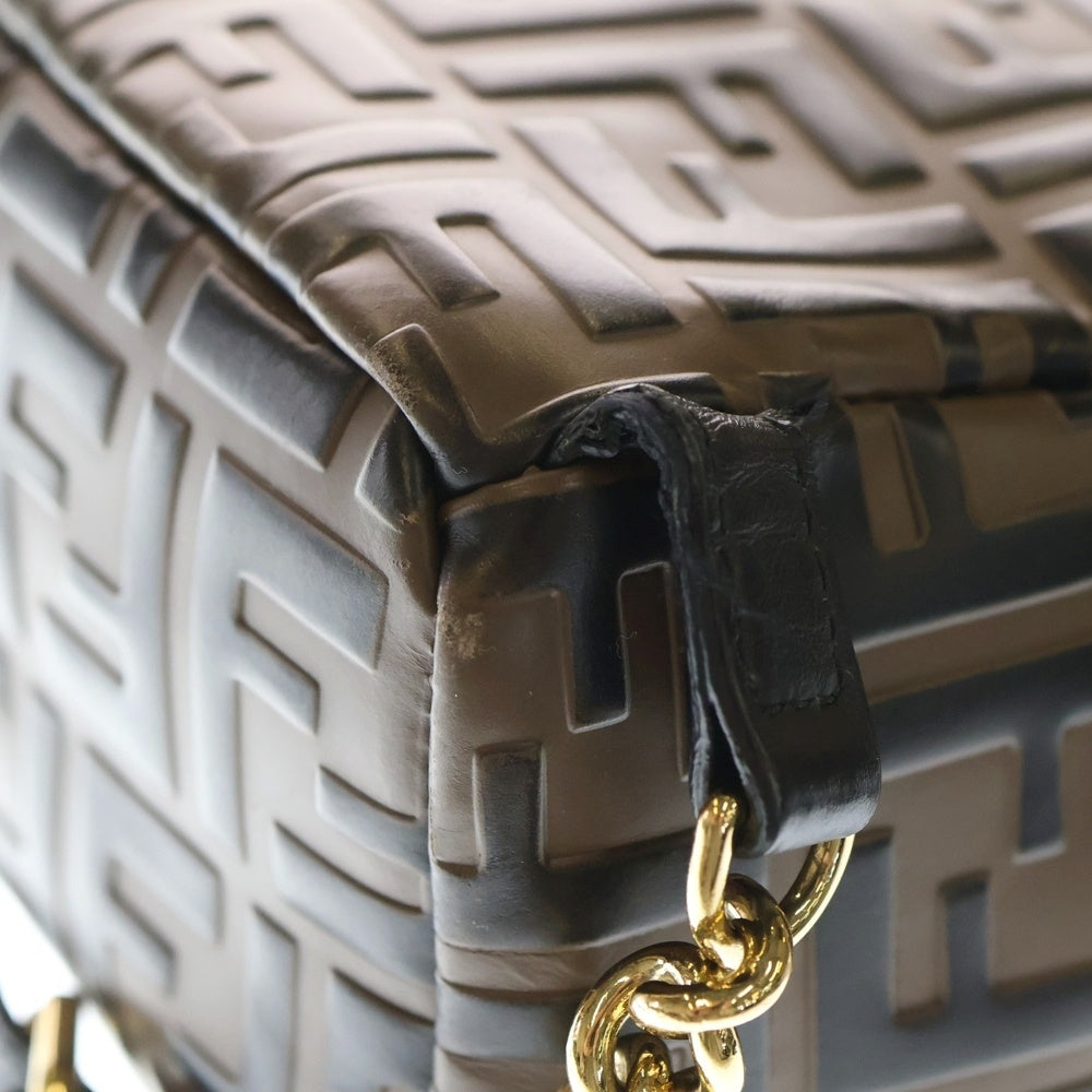 FENDI(フェンディ) ズッカ バイザウェイ レザー バックパック ブラウン