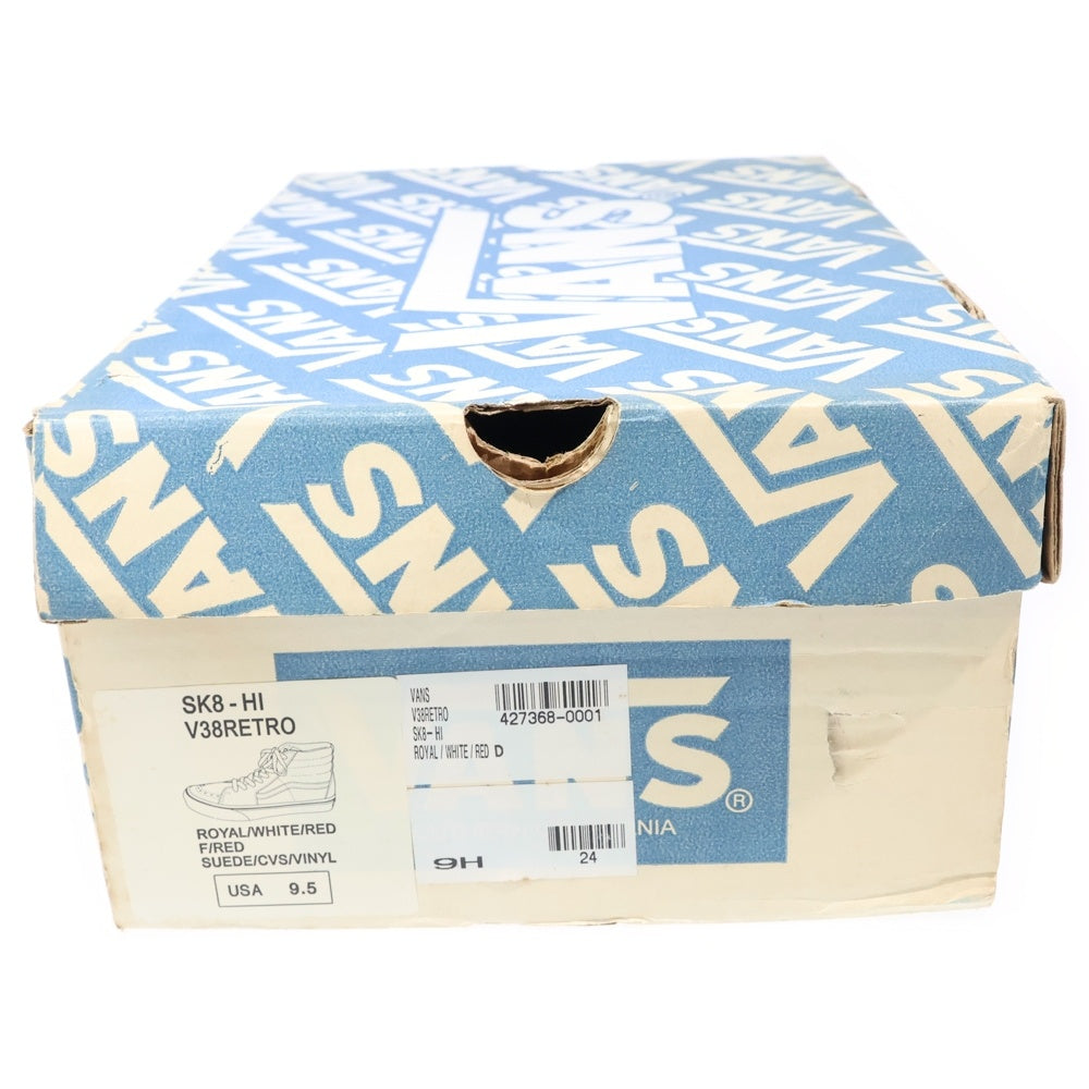 VANS(ヴァンズ) 40TH YEARS OF ORIGINALITY SK8-HI VAN DOREN 40周年記念限定 スケートハイ バンドーレン スエード ハイカットスニーカー V38RETRO