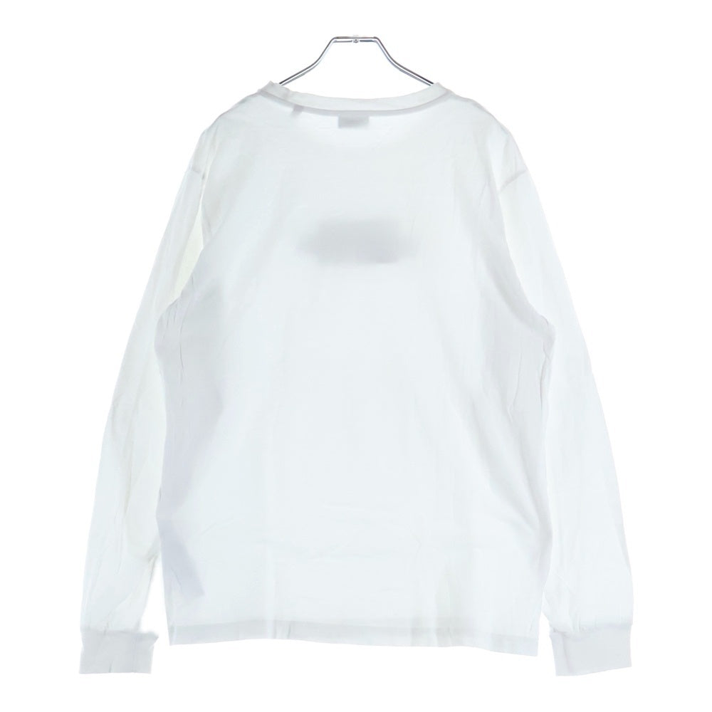 DIESEL(ディーゼル) フロントロゴプリント 長袖Tシャツ ホワイト A01038