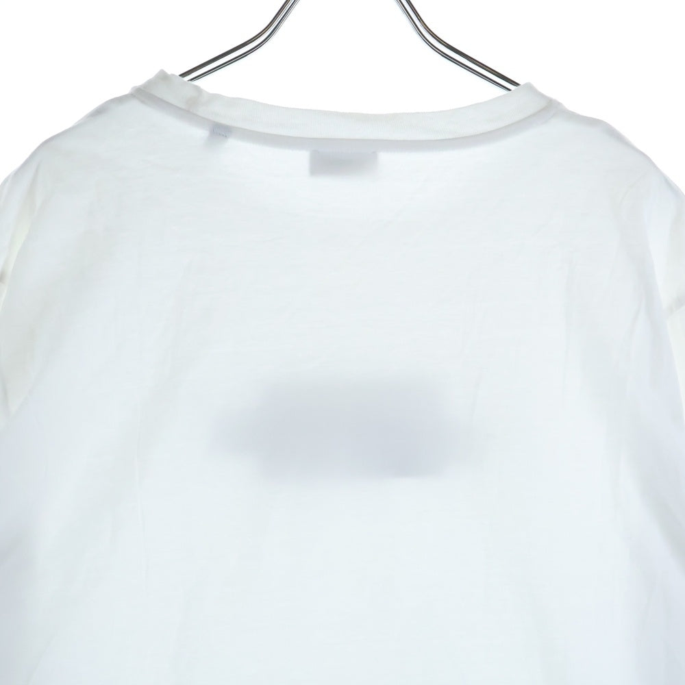 DIESEL(ディーゼル) フロントロゴプリント 長袖Tシャツ ホワイト A01038