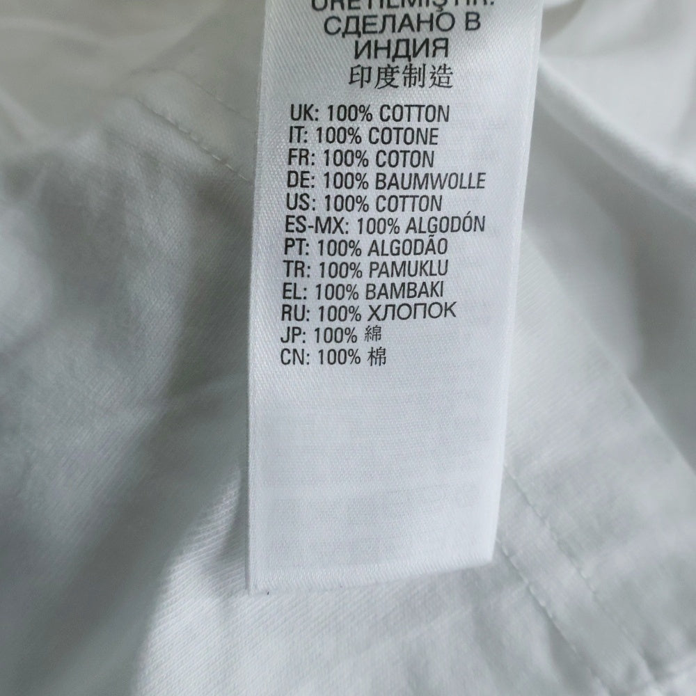 DIESEL(ディーゼル) フロントロゴプリント 長袖Tシャツ ホワイト A01038
