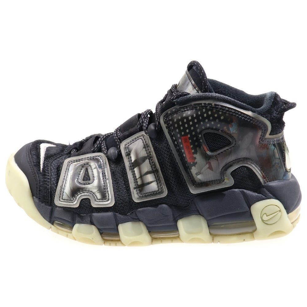 NIKE(ナイキ) AIR MORE UPTEMPO UTAGAWA KUNIYOSHI エアモア アップテンポ ウタガワ クニヨシ ミッドカットスニーカー ブラック US9/27cm DM6213-045