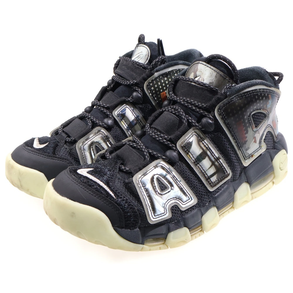 NIKE(ナイキ) AIR MORE UPTEMPO UTAGAWA KUNIYOSHI エアモア アップテンポ ウタガワ クニヨシ ミッドカットスニーカー ブラック US9/27cm DM6213-045