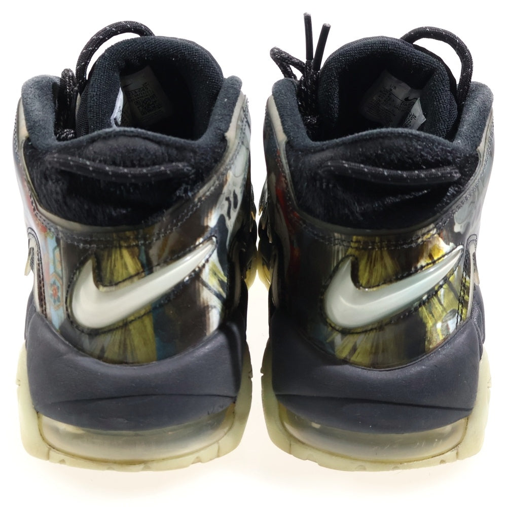 NIKE(ナイキ) AIR MORE UPTEMPO UTAGAWA KUNIYOSHI エアモア アップテンポ ウタガワ クニヨシ ミッドカットスニーカー ブラック US9/27cm DM6213-045