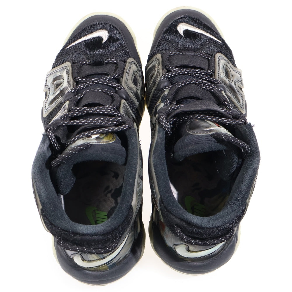 NIKE(ナイキ) AIR MORE UPTEMPO UTAGAWA KUNIYOSHI エアモア アップテンポ ウタガワ クニヨシ ミッドカットスニーカー ブラック US9/27cm DM6213-045