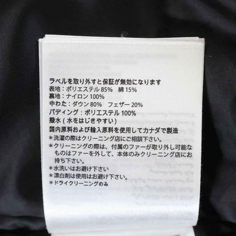 CANADA GOOSE(カナダグース) BLACK LABEL ROSSCLAIR PARKA ブラックレーベル ロスクレアパーカー ダウンジャケット グレー レディース