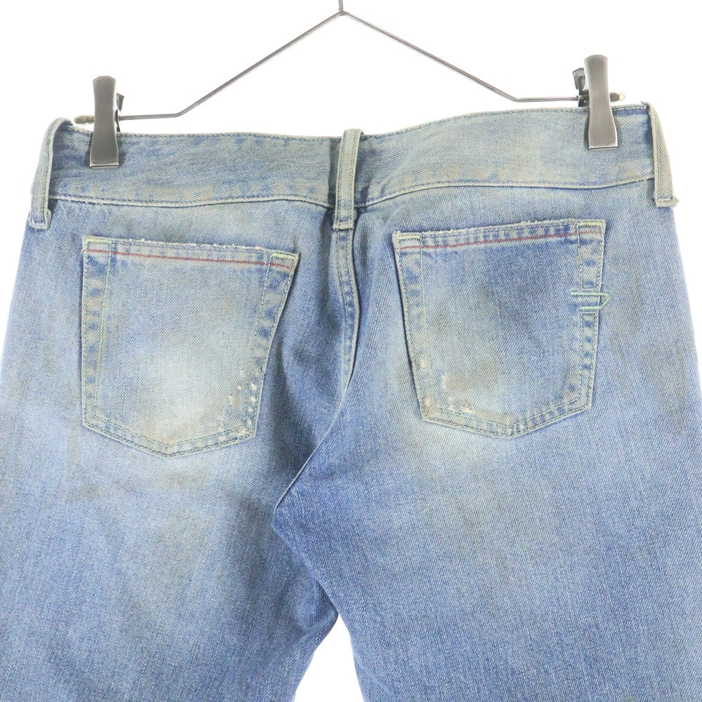 DIESEL(ディーゼル) ディストレスト ダメージ加工 ブーツカットデニム インディゴ