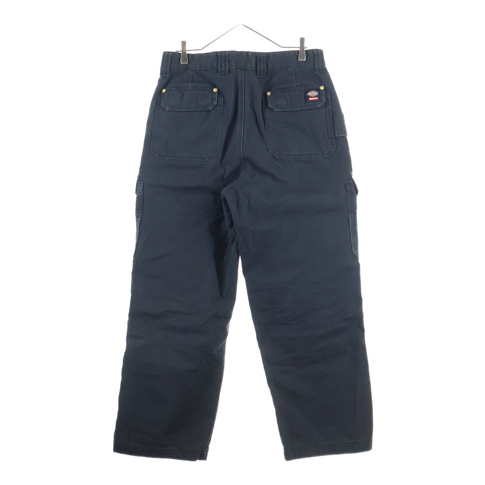 SUPREME(シュプリーム) 24AW ×DICKIES FLANNEL LINED CARGO PANT ディッキーズ フランネルラインドカーゴパンツ ブラック
