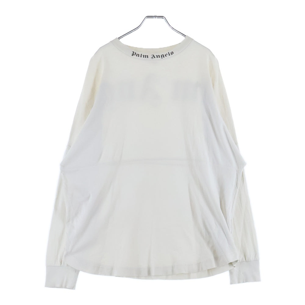 Palm Angels(パームエンジェルス) CLASSIC LOGO OVER TEE クラシックロゴプリント Tシャツ ホワイト PMAB001S19413007