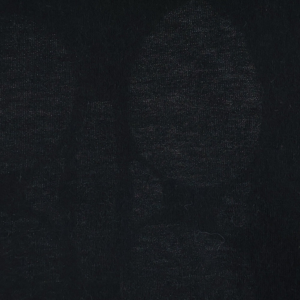 RAF SIMONS(ラフシモンズ) 19SS CROPPED T-SHIRT WITH CUT OUTS IN THE BACK グラフィティ バックプリント 半袖Tシャツ カットソー ブラック