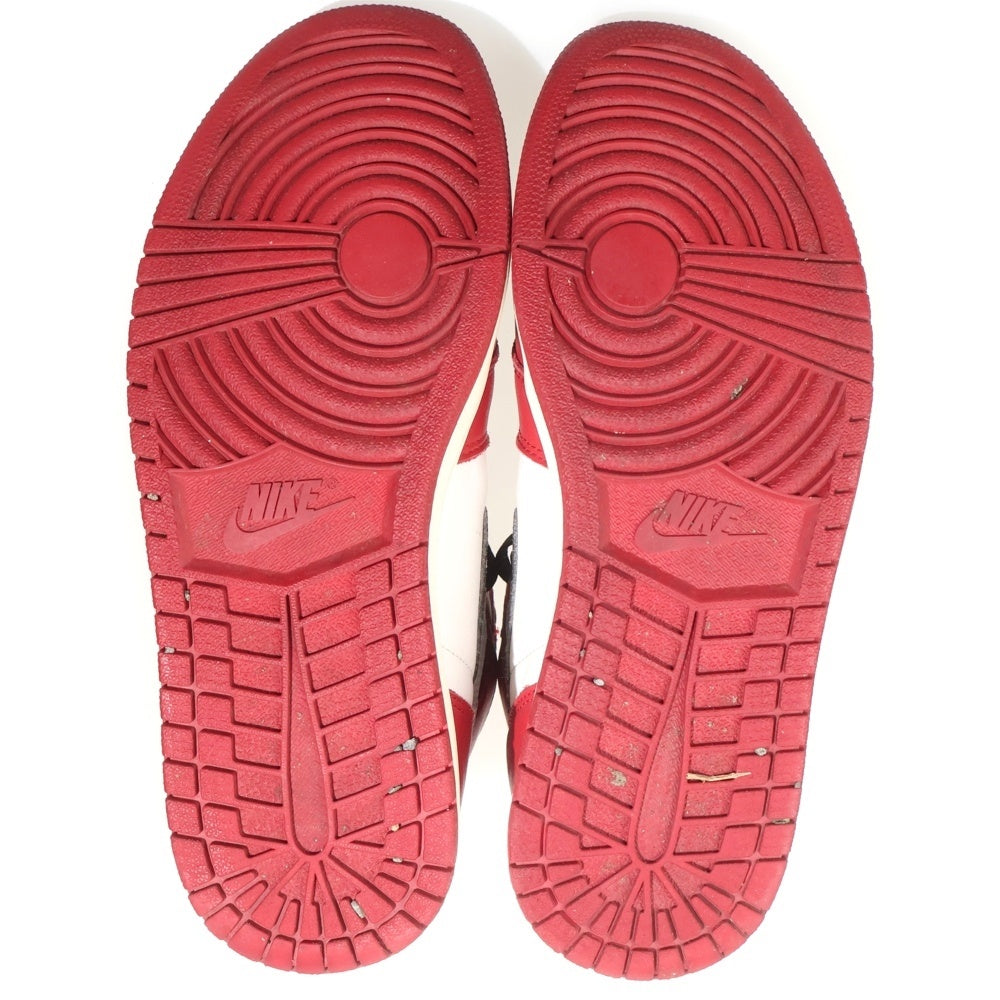 NIKE(ナイキ) 【観賞用 2015年製】AIR JORDAN 1 RETRO HIGH CHICAGO 555088-101 エアジョーダン1 シカゴ ハイスニーカー レッド/ホワイト US10.5/28.5cm