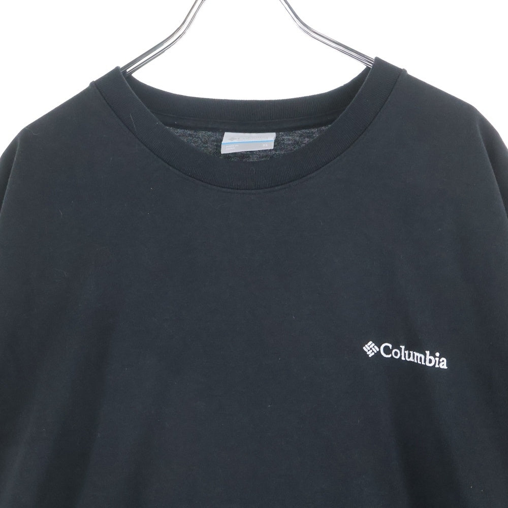 Columbia(コロンビア) バック ネイチャー プリント クルーネック半袖Tシャツ カットソー ブラック