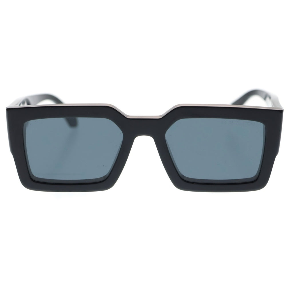LOUIS VUITTON(ルイヴィトン) LV CLASH SQUARE SUNGLASSES メタルロゴ クラッシュ スクエア サングラス アイウエア 眼鏡 ブラック Z1579E レディース