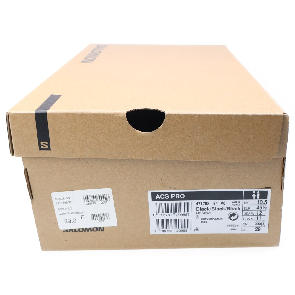 SALOMON(サロモン) ACS PRO エーシーエス プロ ローカットスニーカー シューズ ブラック US11/29cm 471798