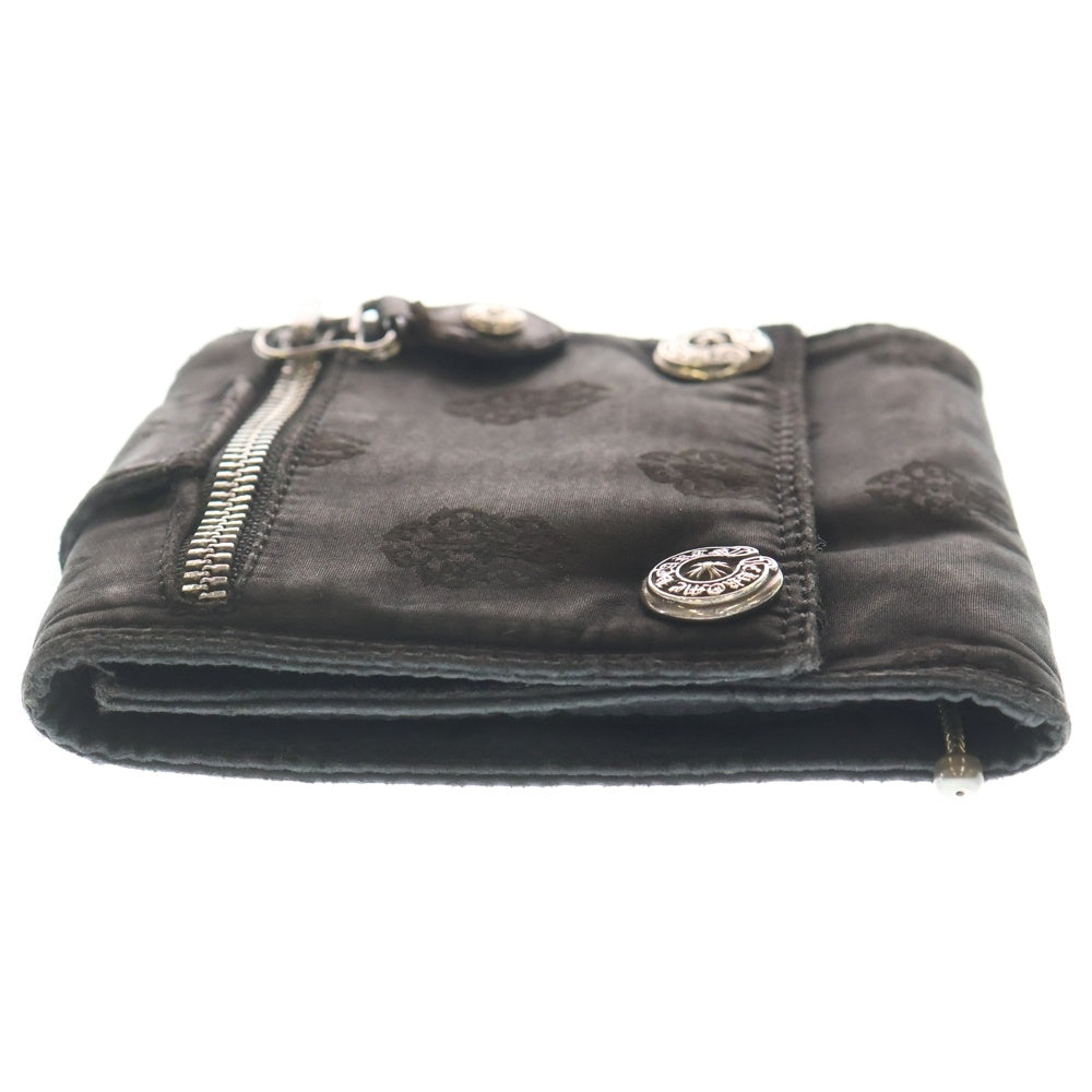 CHROME HEARTS(クロムハーツ) 3 FOLD LARGE NYLON WALLET 3フォールド ナイロンウォレット 財布 ブラック