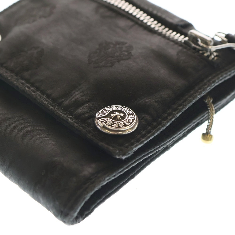 CHROME HEARTS(クロムハーツ) 3 FOLD LARGE NYLON WALLET 3フォールド ナイロンウォレット 財布 ブラック