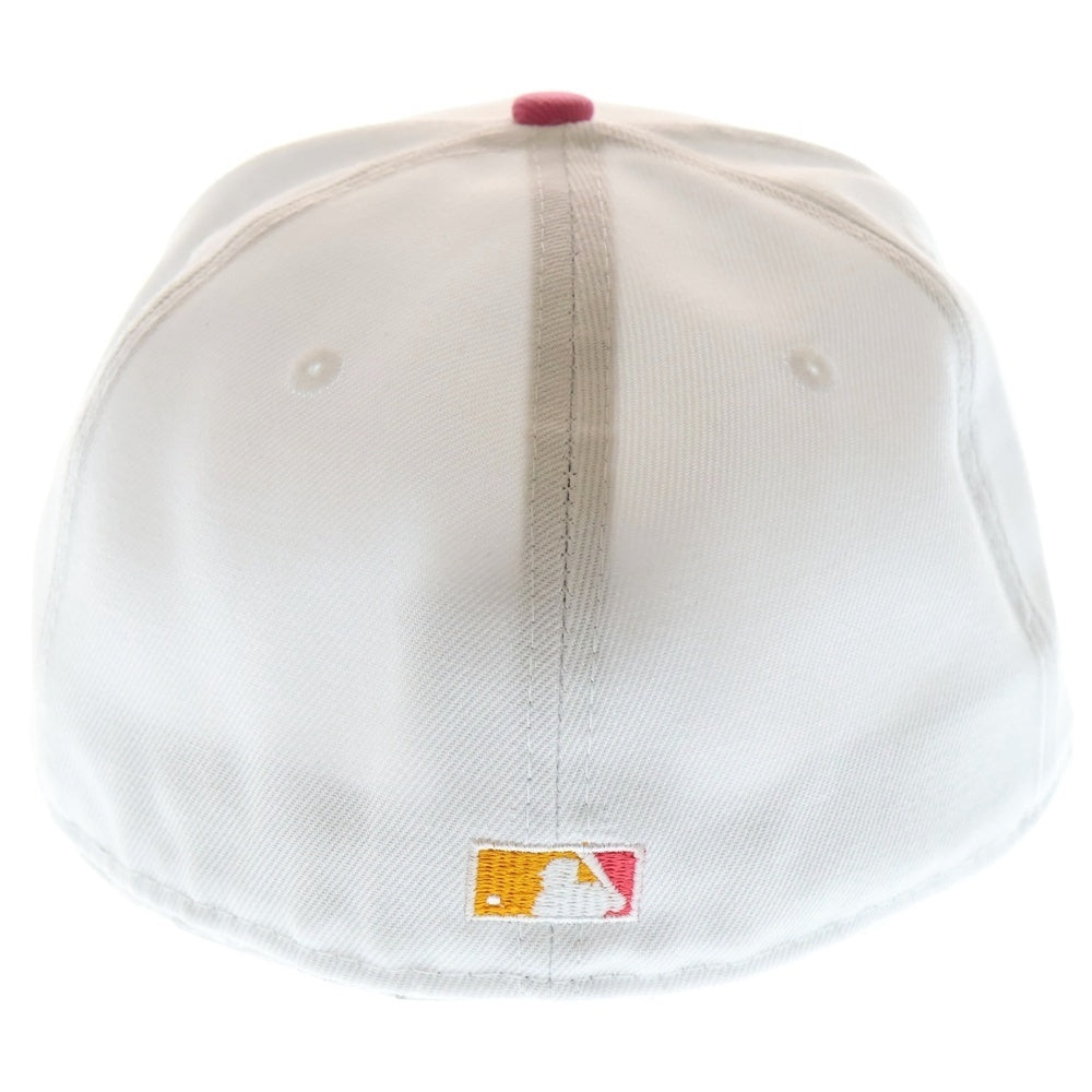 NEW ERA(ニューエラ) 59FIFTY SAN DIEGO PADRES CAP サンディエゴ パドレス 59フィフティー 6パネル ベースボールキャップ 帽子 ホワイト/ピンク