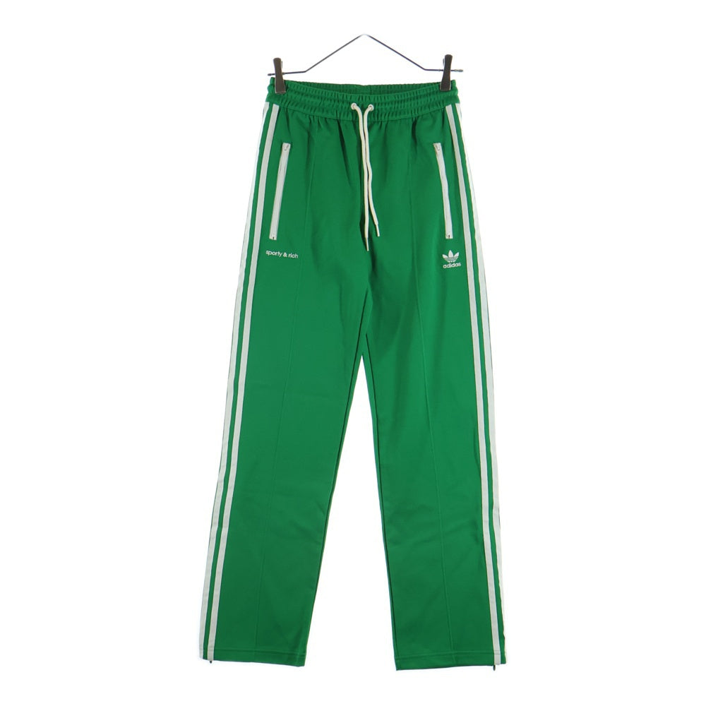 adidas(アディダス) × SPORTY&RICH TRACK PANTS スポーティーアンドリッチ サイドライン トラックパンツ グリーン IB2154 レディース