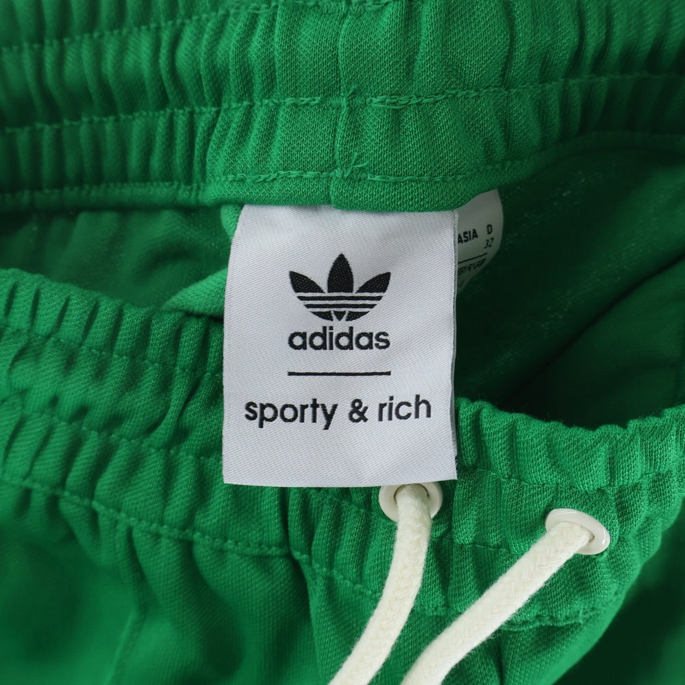 adidas(アディダス) × SPORTY&RICH TRACK PANTS スポーティーアンドリッチ サイドライン トラックパンツ グリーン IB2154 レディース